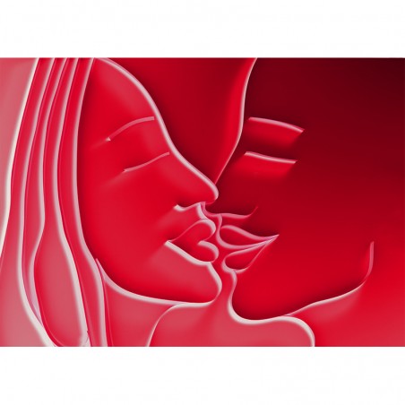 kiss, phase 2, foto auf alu dibond, 70/50cm