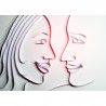 flirt, phase 1, foto auf alu dibond, 70/50cm